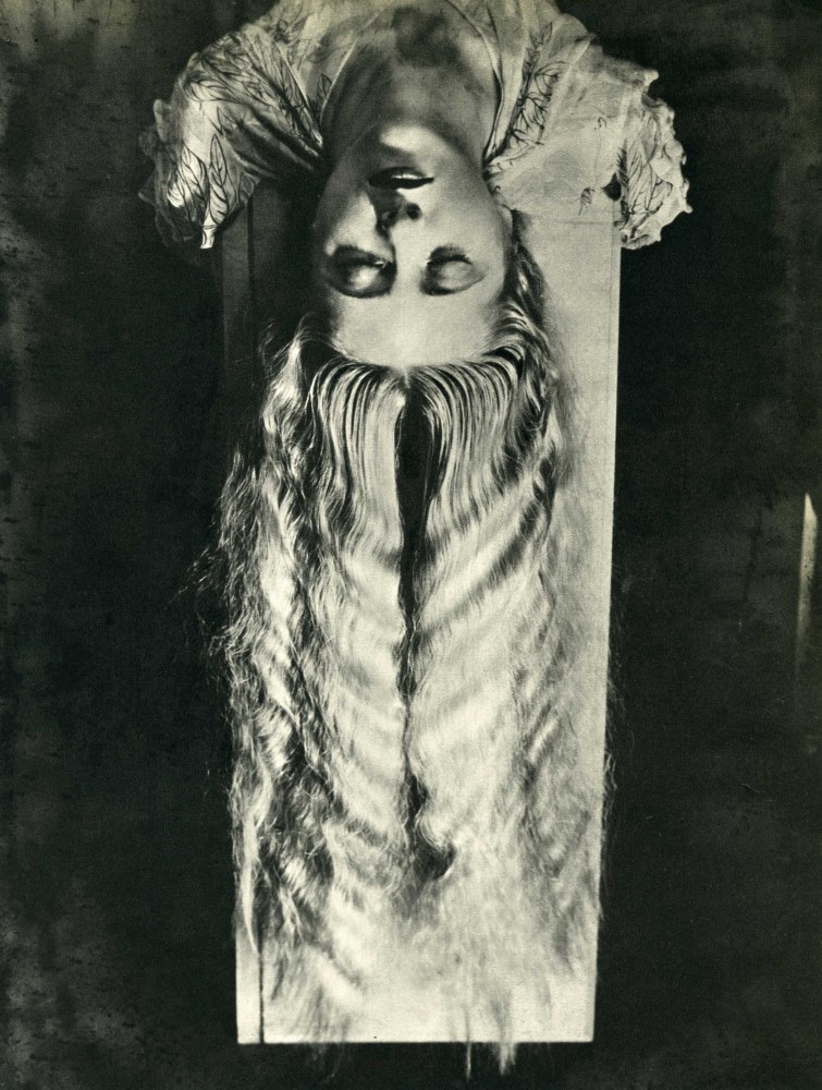 MAN RAY - Woman with Long Hair - Original vintage photogravure