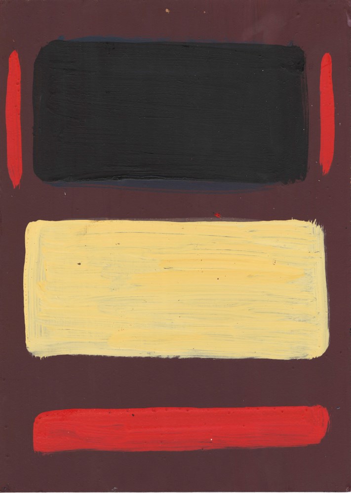 MARK ROTHKO - Untitled No.7 - Oil on wood panel