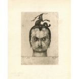 PAUL KLEE - Drohendes Haupt - Lithograph after the original etching