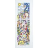JAMES RIZZI - Drawing Attention - Color lithograph