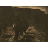 EDWARD S. CURTIS - The Vanishing Race - Original sepia-toned photogravure