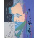 ANDY WARHOL - Sigmund Freud - Color offset lithograph