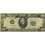 ANDY WARHOL - Twenty Dollar Jackson - Color engraving and letterpress