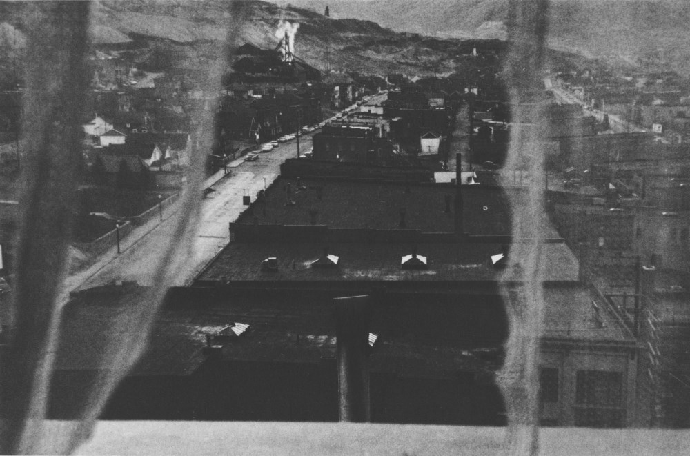 ROBERT FRANK - View from Hotel Window, Butte, Montana - Original photogravure