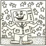 KEITH HARING - Eighteen Stars - Lithograph