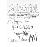 PABLO PICASSO - Dibujos de Picasso - Barcelona - Original lithograph