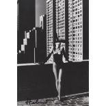 HELMUT NEWTON - Elsa Peretti As a Bunny, New York - Original photolithograph