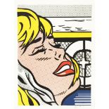 ROY LICHTENSTEIN - Shipboard Girl - Original color offset lithograph