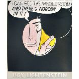 ROY LICHTENSTEIN - I Can See the Whole Room!...And There's Nobody in It! - Color silkscreeen