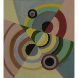 SONIA DELAUNAY - Rythmes Couleurs - Gouache on paper