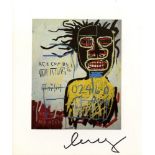 JEAN-MICHEL BASQUIAT - Self-Portrait as a Heel - Color offset lithograph