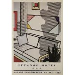 ROY LICHTENSTEIN - Interior with Shadow - Color offset lithograph