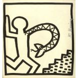 KEITH HARING - Snake Arm - Lithograph