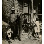 MARION POST WOLCOTT - Steelworker Family, Pittsburgh, Pa - Original vintage photoengraving
