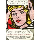 ROY LICHTENSTEIN - Vicki! I -- I Thought I Heard Your Voice! - Color offset lithograph