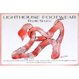 ANDY WARHOL - Lighthouse Footwear Reptile Shoes - Original color offset lithograph
