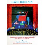 DAVID HOCKNEY - The Set for Parade - Color offset lithograph