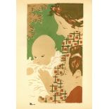PIERRE BONNARD - Scene de famille - Original color lithograph