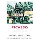 PABLO PICASSO - Picasso: Peintures (Vauvenargues 1959 - 1961) - Color lithograph and collotype