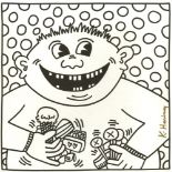 KEITH HARING - Sixteen Teeth - Lithograph