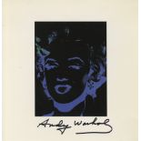 ANDY WARHOL - One Multicolored Marilyn #4 - Color offset lithograph