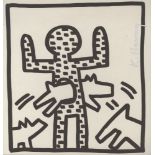 KEITH HARING - Dog Hoop - Lithograph