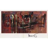 JEAN-MICHEL BASQUIAT - Devil - Color offset lithograph