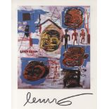 JEAN-MICHEL BASQUIAT - Cathode - Color offset lithograph