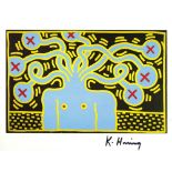 KEITH HARING - Medusa - Color offset lithograph