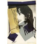 ANDY WARHOL - Mick Jagger #06 (second edition) - Color offset lithograph