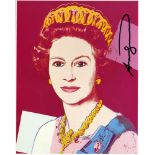 ANDY WARHOL - Queen Elizabeth II (#3) - Color offset lithograph