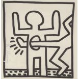 KEITH HARING - Empty Stomach - Lithograph