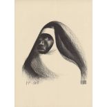 AL HIRSCHFIELD - Ebony Sister - Original lithograph