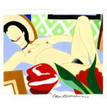 TOM WESSELMANN [d'apres] - Study for Monica with Tulips - Acrylic on paper