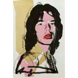 ANDY WARHOL - Mick Jagger #08 (first edition) - Color offset lithograph