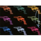 ANDY WARHOL - Guns #01 - Color offset lithograph