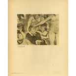 EDGAR DEGAS - Fete de la patronne - Original duogravure, after the monotype