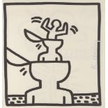 KEITH HARING - Cup Heads - Lithograph