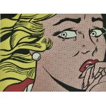 ROY LICHTENSTEIN [d'apres] - Crying Girl - Color offset lithograph