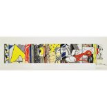 ROY LICHTENSTEIN - Sketch for Greene Street Mural - Color offset lthograph