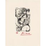 PABLO PICASSO [d'apres] - September 29, 1964 #4 - Original silkscreen & lithograph