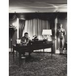 HELMUT NEWTON - Presidential Suite, Grand Hotel, Berlin - Original vintage photolithograph