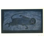 LUCIAN FREUD - Dead Monkey - Color offset lithograph