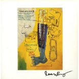 JEAN-MICHEL BASQUIAT - Early Moses - Color offset lithograph