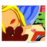 TOM WESSELMANN [d'apres] - Study for Bedroom Blonde - Acrylic on paper