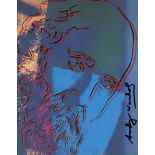 ANDY WARHOL - Martin Buber - Color offset lithograph