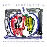 ROY LICHTENSTEIN - Brushstroke Still Life with Apple [variation #2] - Color offset lithograph