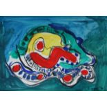 KAREL APPEL [d'apres] - Sin titulo - Oil on paper