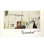 JEAN-MICHEL BASQUIAT - Revised Undiscovered Genius of the Mississippi Delta - Color offset lithog...