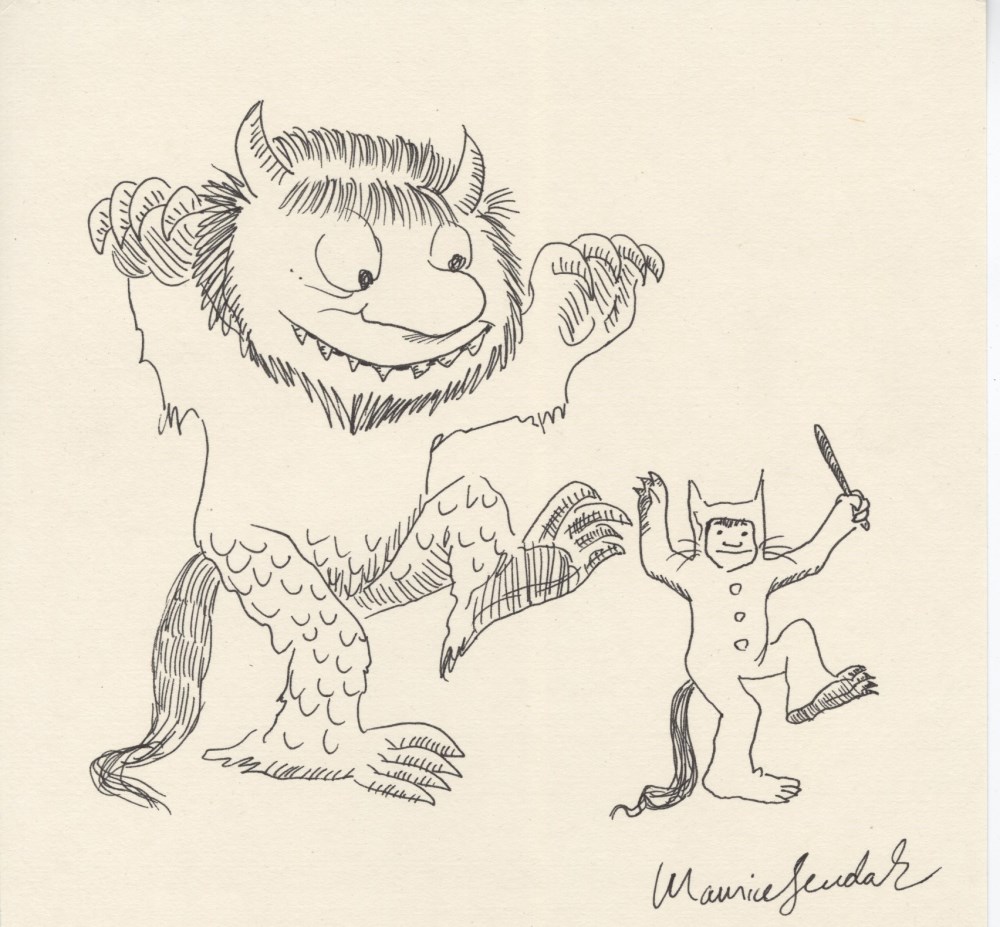 MAURICE SENDAK - Where the Wild Things Are - Ink on paper